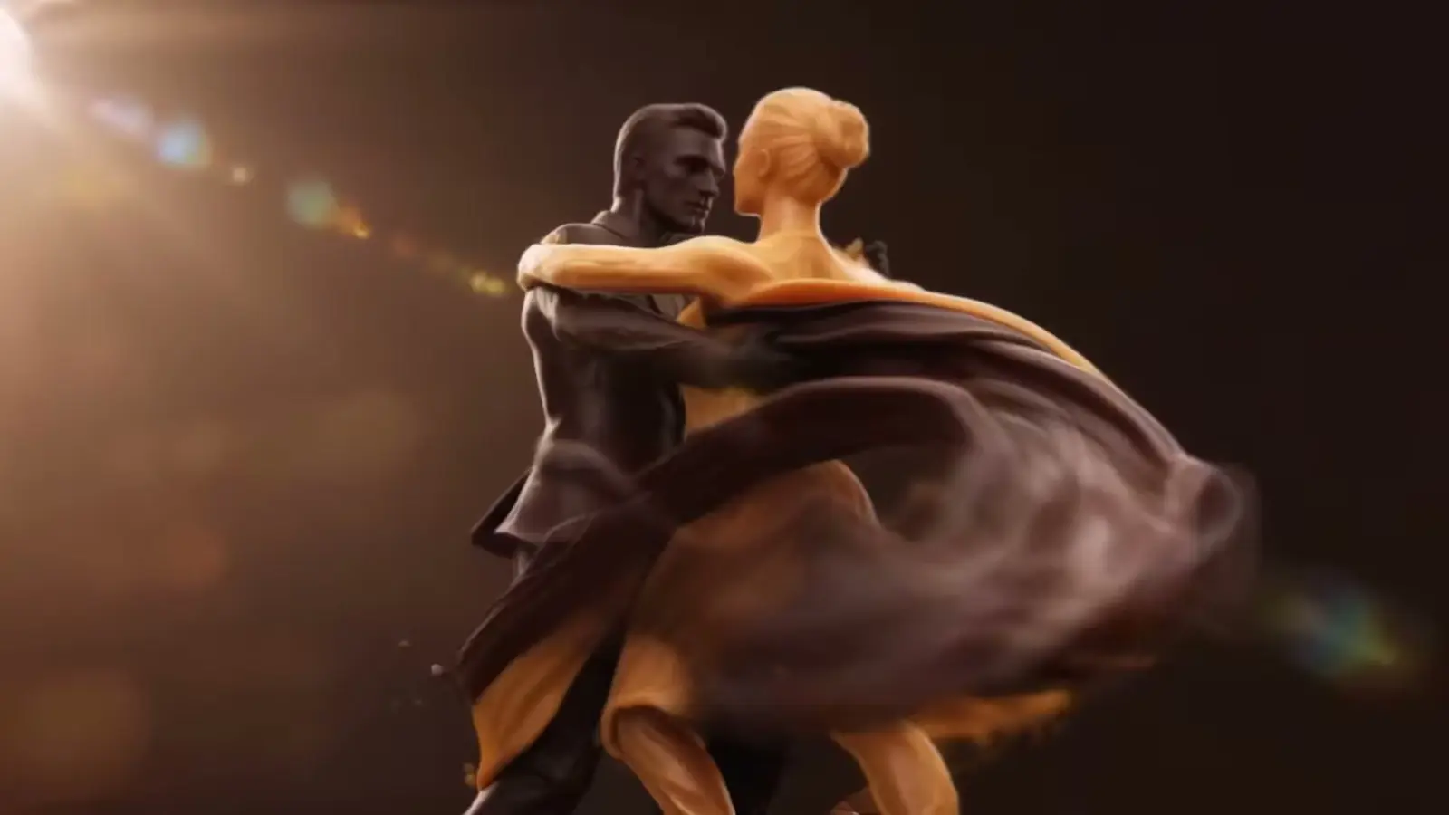 Os dois ingredientes viram um casal que dança: a metáfora central do filme.