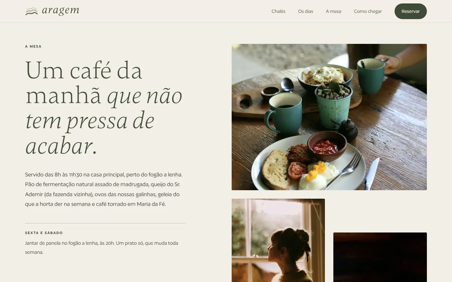 A mesa: o café da manhã que não tem pressa de acabar
