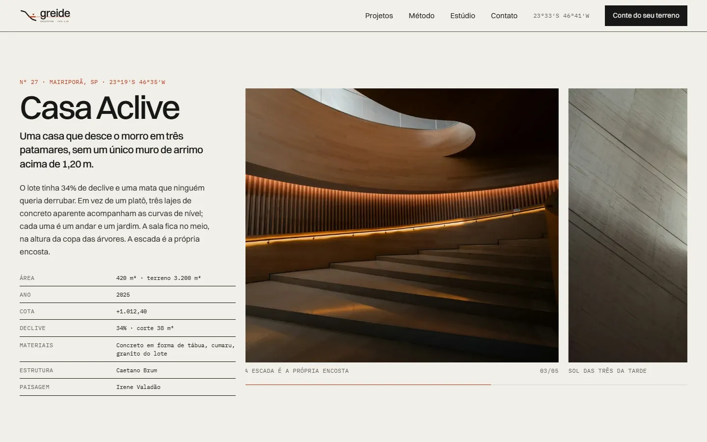Casa Aclive: ficha técnica e galeria