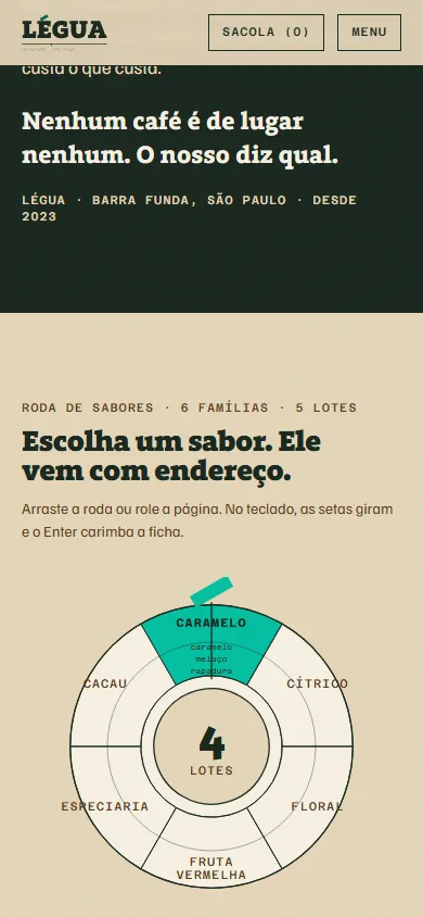 A roda no celular, girada por toque