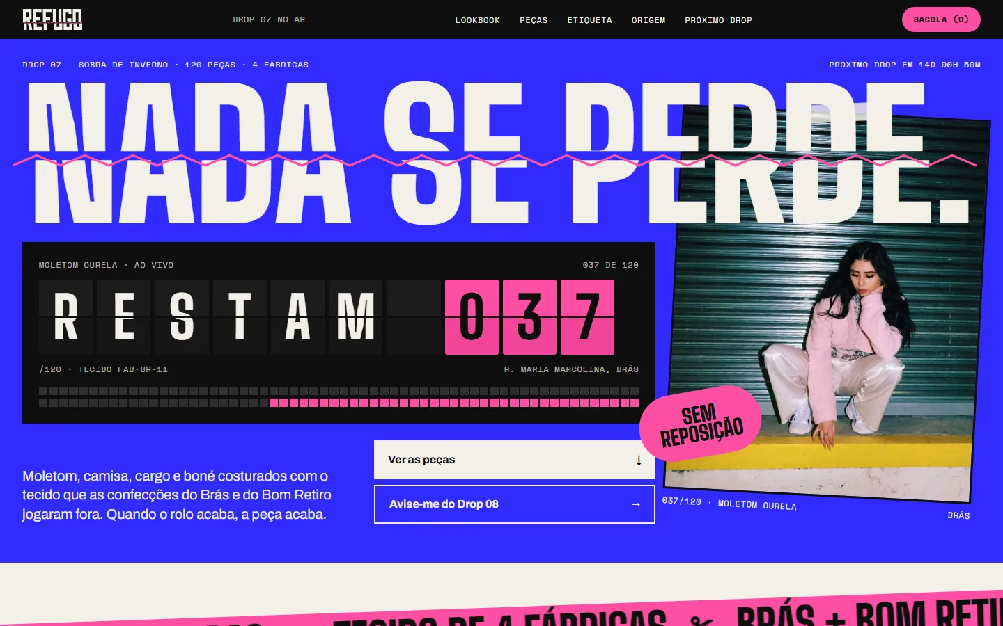 Abertura do site Refugo
